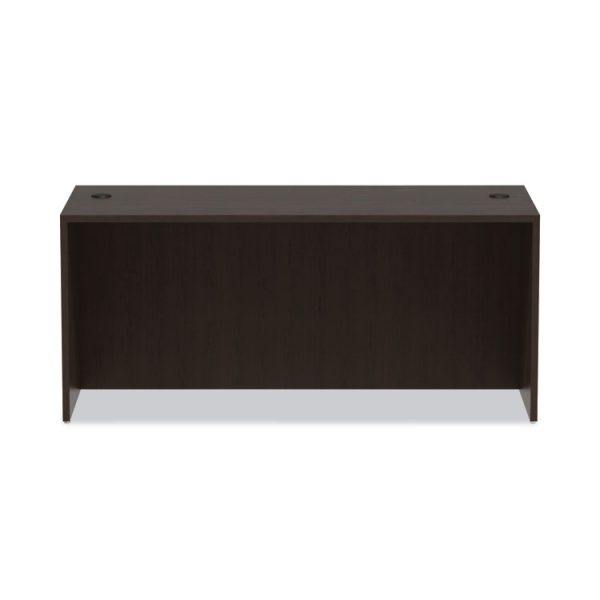 Alera Valencia Series Straight Front Desk Shell, 65" X 29.5" X 29.63", Espresso - Image 7