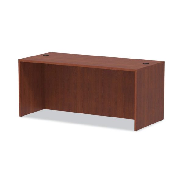 Alera Valencia Series Straight Front Desk Shell, 65" X 29.5" X 29.63", Medium Cherry - Image 6