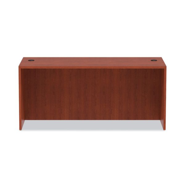 Alera Valencia Series Straight Front Desk Shell, 65" X 29.5" X 29.63", Medium Cherry - Image 7