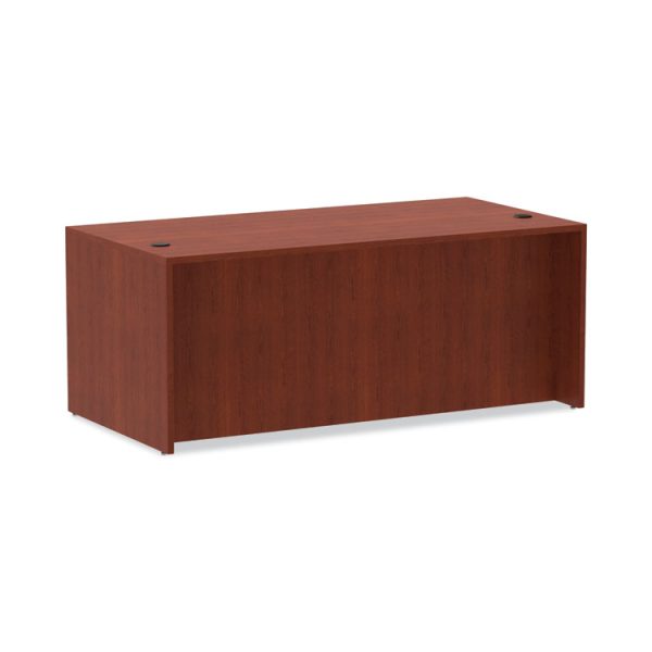 Alera Valencia Series Straight Front Desk Shell, 71" X 35.5" X 29.63", Medium Cherry - Image 5
