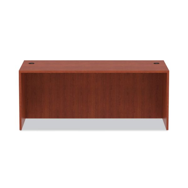 Alera Valencia Series Straight Front Desk Shell, 71" X 35.5" X 29.63", Medium Cherry - Image 7