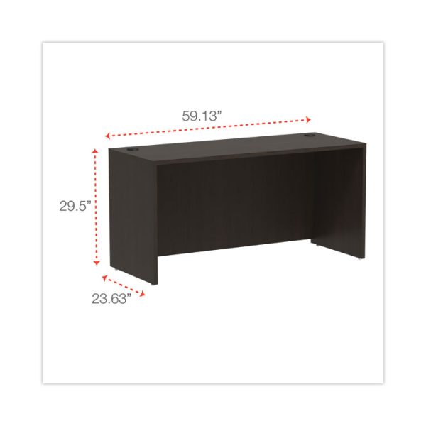 Alera Valencia Series Credenza Shell, 59.13w X 23.63d X 29.5h, Espresso - Image 2