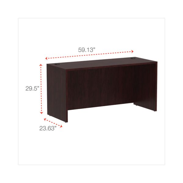 Alera Valencia Series Credenza Shell, 59.13w X 23.63d X 29.5h, Mahogany - Image 2