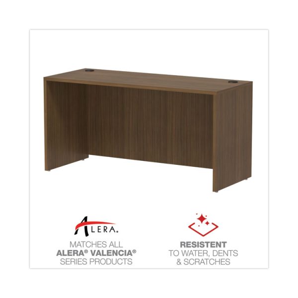 Alera Valencia Series Credenza Shell, 59.13w X 23.63d X 29.5h, Modern Walnut - Image 4