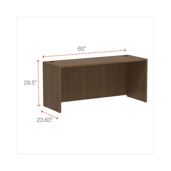 Alera Valencia Series Credenza Shell, 65w X 23.63d X 29.5h, Modern Walnut - Image 2