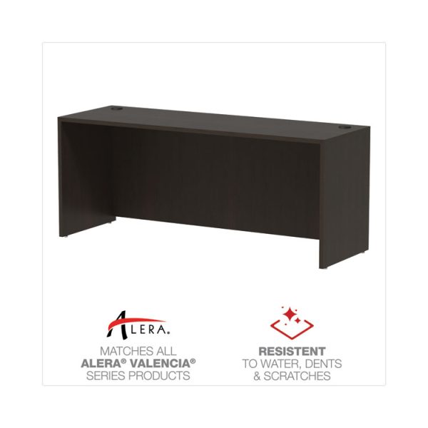 Alera Valencia Series Credenza Shell, 70.88w X 23.63d X 29.5h, Espresso - Image 4