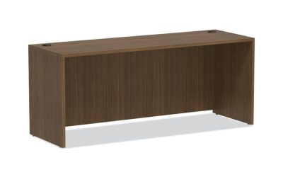 Alera Valencia Series Credenza Shell, 70.88w X 23.63d X 29.5h, Modern Walnut