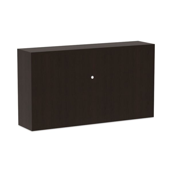Alera Valencia Series Hutch with Doors, 4 Compartments, 64.75w x 15d x 35.38h, Espresso - Image 5