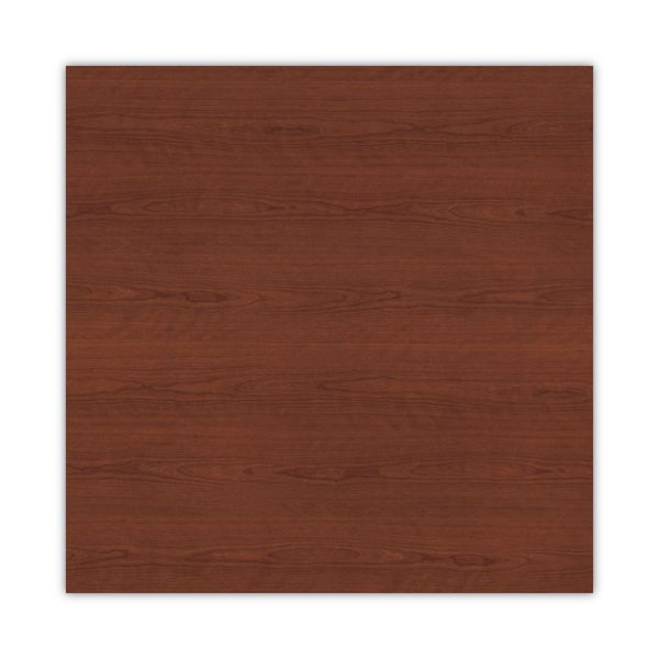 Alera Valencia Series Hutch with Doors, 4 Compartments, 70.63w x 15d x 35.38h, Medium Cherry - Image 8