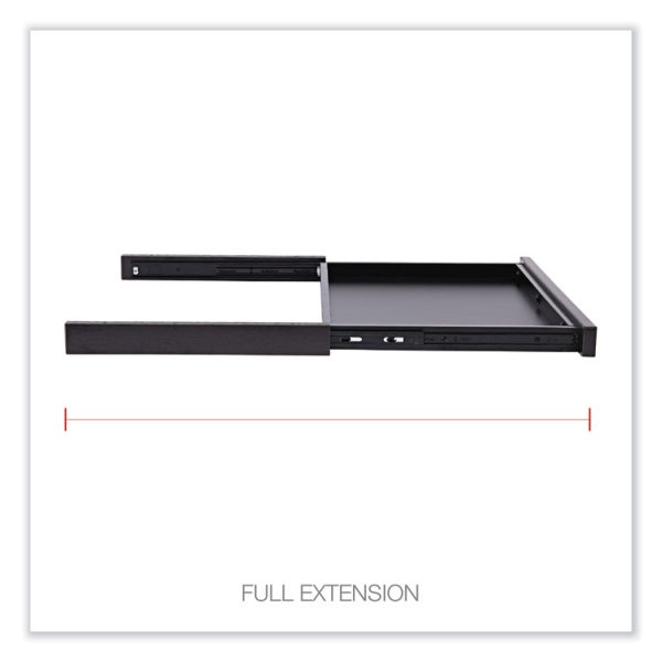 Alera Valencia Series Center Drawer, Laminate, 24.5w x 15d x 2h, Espresso - Image 4