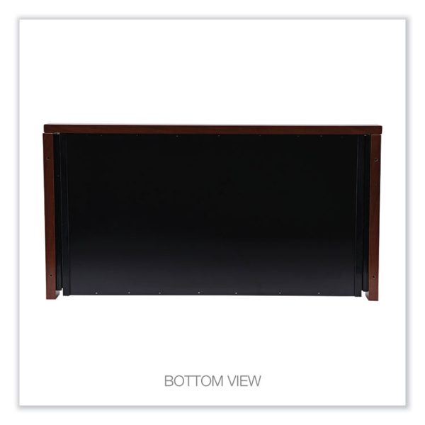 Alera Valencia Series Center Drawer, Laminate, 24.5w x 15d x 2h, Medium Cherry - Image 6
