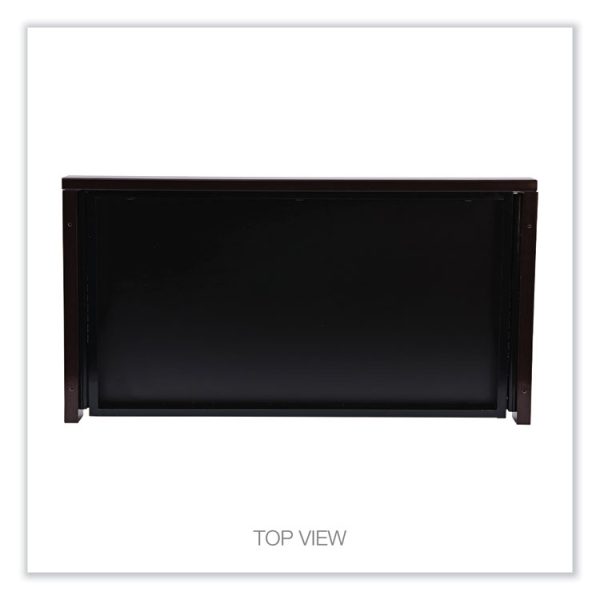 Alera Valencia Series Center Drawer, Laminate, 24.5w x 15d x 2h, Mahogany - Image 6