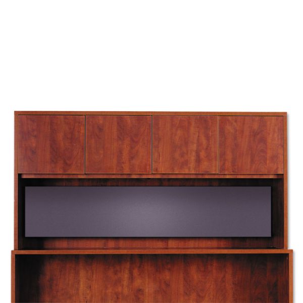 Alera Valencia Tackboard For Open Storage Hutch, 62.38w X 0.5d X 14h, Charcoal - Image 2