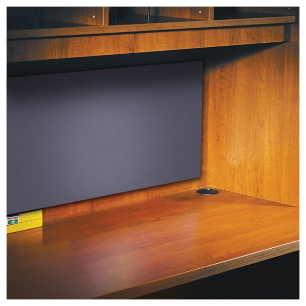 Alera Valencia Tackboard For Open Storage Hutch, 62.38w X 0.5d X 14h, Charcoal - Image 4