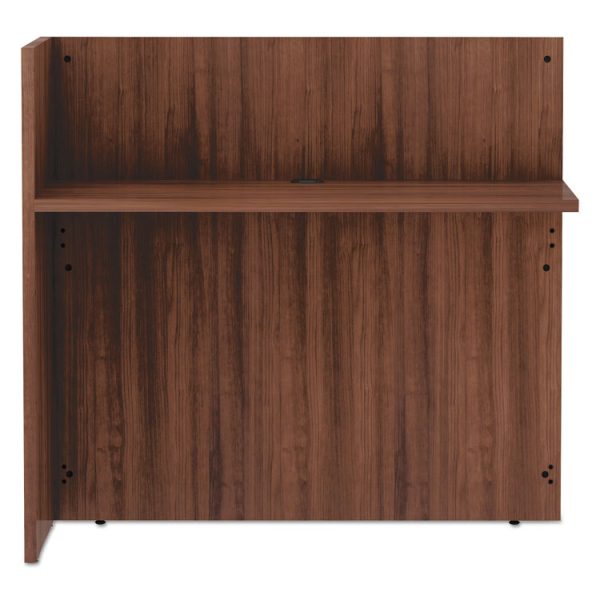 Alera Valencia Series Reversible Reception Return, 44.13w x 23.63d x 41.5h, Modern Walnut - Image 2