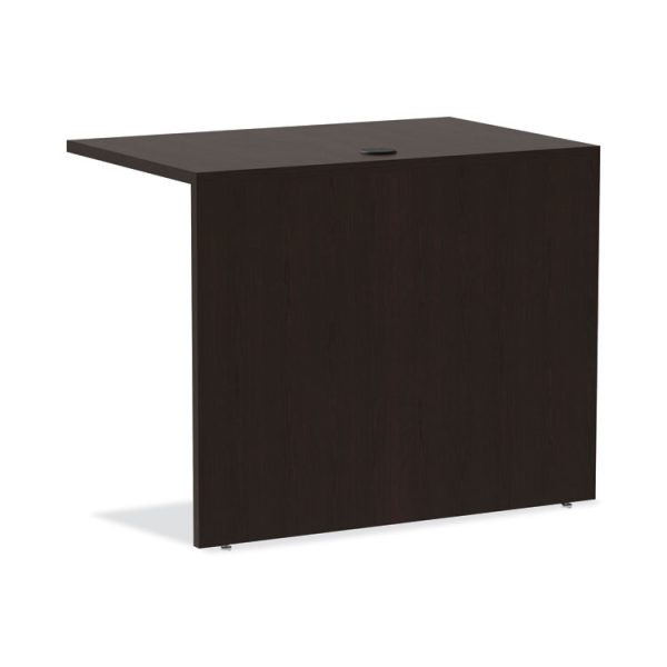 Alera Valencia Series Reversible Return/Bridge Shell, 35w x 23.63d x 29.5h, Espresso - Image 5