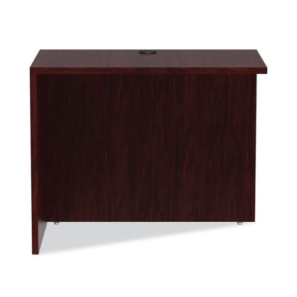 Alera Valencia Series Reversible Return/Bridge Shell, 35w x 23.63d x 29.5h, Mahogany - Image 7