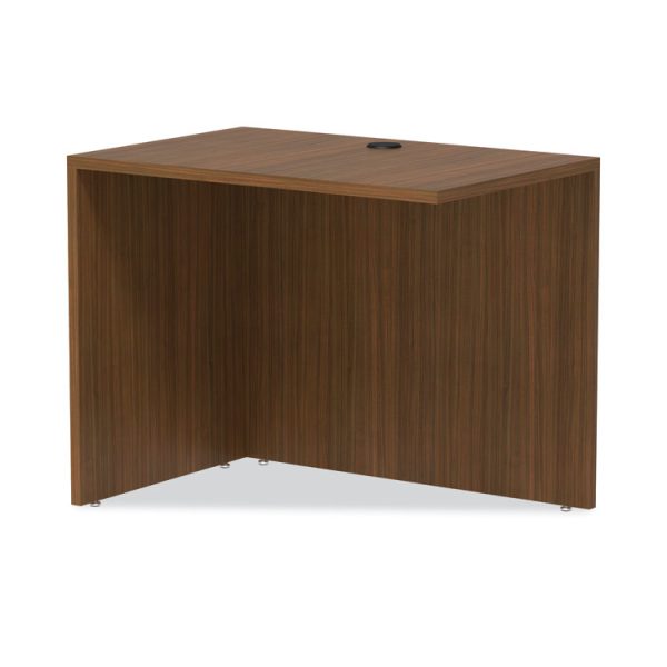 Alera Valencia Series Reversible Return/Bridge Shell, 35w x 23.63d x 29.5h, Modern Walnut - Image 6