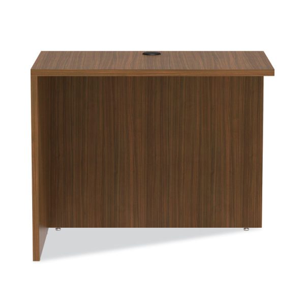 Alera Valencia Series Reversible Return/Bridge Shell, 35w x 23.63d x 29.5h, Modern Walnut - Image 7