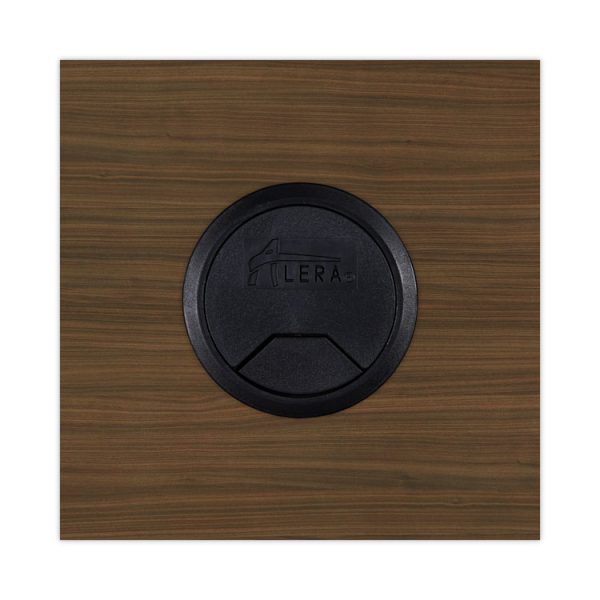 Alera Valencia Series Reversible Return/Bridge Shell, 35w x 23.63d x 29.5h, Modern Walnut - Image 8