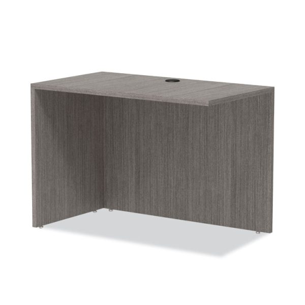 Alera Valencia Series Reversible Return/Bridge Shell, 42w x 23.63d x 29.5h, Gray - Image 6