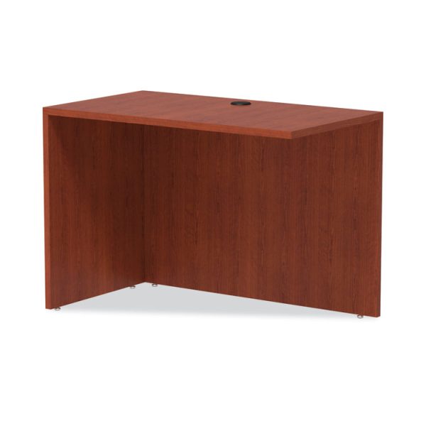 Alera Valencia Series Reversible Return/Bridge Shell, 42w x 23.63d x 29.5h, Medium Cherry - Image 6