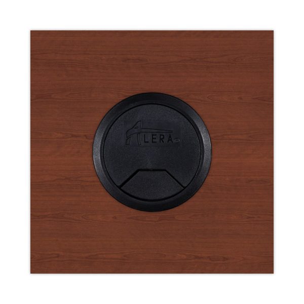 Alera Valencia Series Reversible Return/Bridge Shell, 42w x 23.63d x 29.5h, Medium Cherry - Image 8