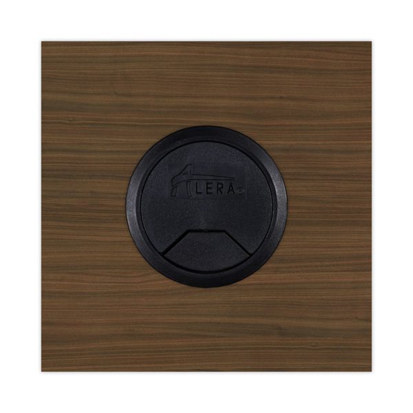 Alera Valencia Series Reversible Return/Bridge Shell, 42w x 23.63d x 29.5h, Modern Walnut - Image 8
