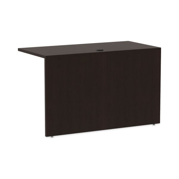 Alera Valencia Series Reversible Return/Bridge Shell, 47.25w x 23.63d x 29.5h, Espresso - Image 5
