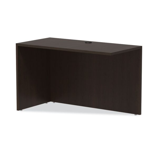 Alera Valencia Series Reversible Return/Bridge Shell, 47.25w x 23.63d x 29.5h, Espresso - Image 6