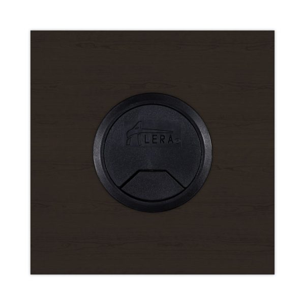 Alera Valencia Series Reversible Return/Bridge Shell, 47.25w x 23.63d x 29.5h, Espresso - Image 8