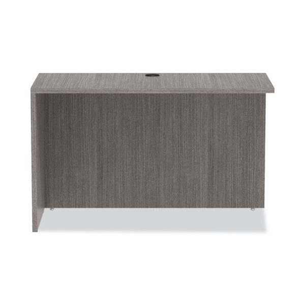 Alera Valencia Series Reversible Return/Bridge Shell, 47.25w x 23.63d x 29.5h, Gray - Image 6