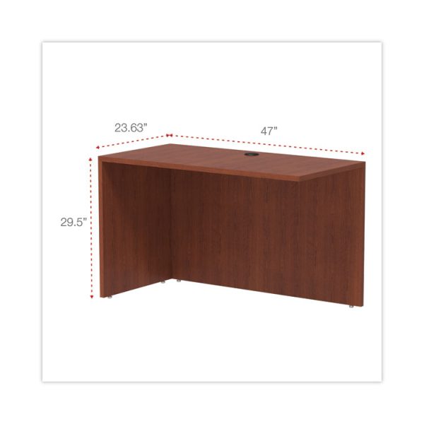 Alera Valencia Series Reversible Return/Bridge Shell, 47.25w x 23.63d x 29.5h, Cherry - Image 2