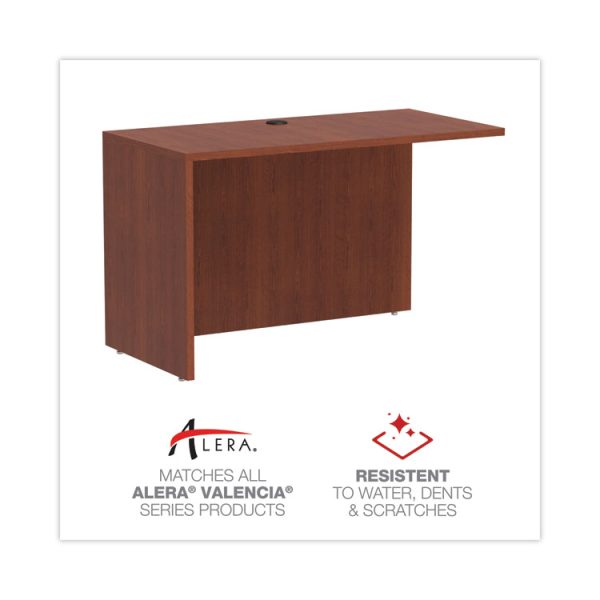 Alera Valencia Series Reversible Return/Bridge Shell, 47.25w x 23.63d x 29.5h, Cherry - Image 4