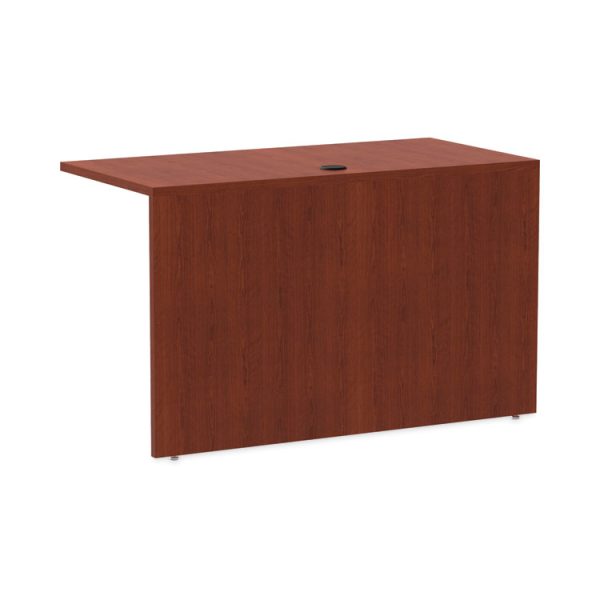 Alera Valencia Series Reversible Return/Bridge Shell, 47.25w x 23.63d x 29.5h, Cherry - Image 5