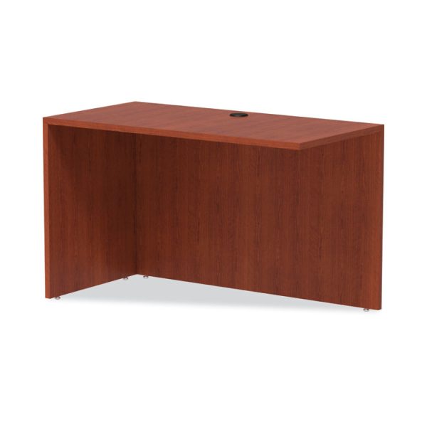 Alera Valencia Series Reversible Return/Bridge Shell, 47.25w x 23.63d x 29.5h, Cherry - Image 6
