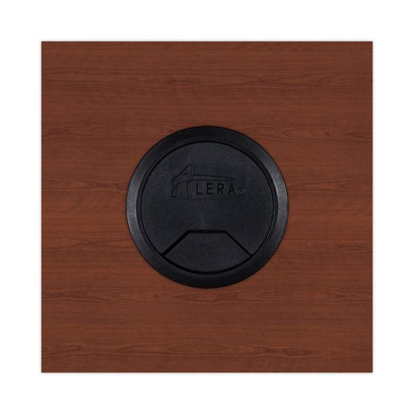 Alera Valencia Series Reversible Return/Bridge Shell, 47.25w x 23.63d x 29.5h, Cherry - Image 8