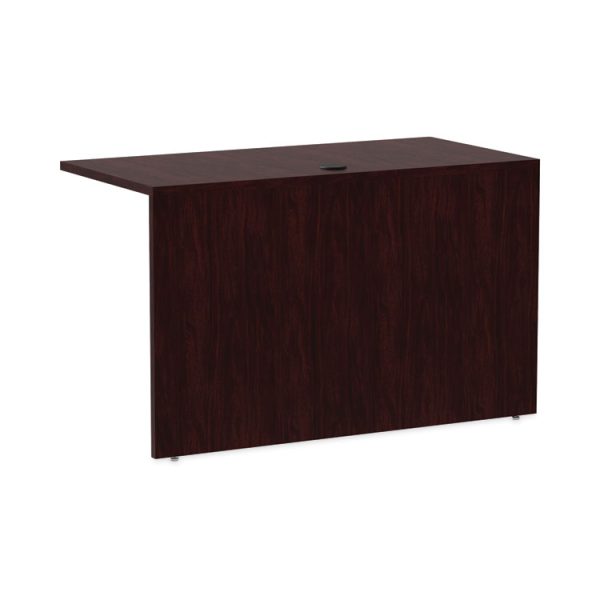 Alera Valencia Series Reversible Return/Bridge Shell, 47.25w x 23.63d x 29.5h, Mahogany - Image 5