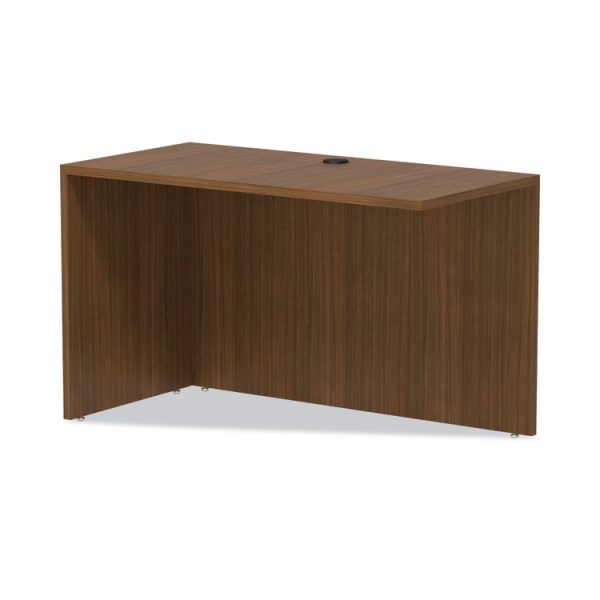 Alera Valencia Series Reversible Return/Bridge Shell, 47.25w x 23.63d x 29.5h, Modern Walnut - Image 6