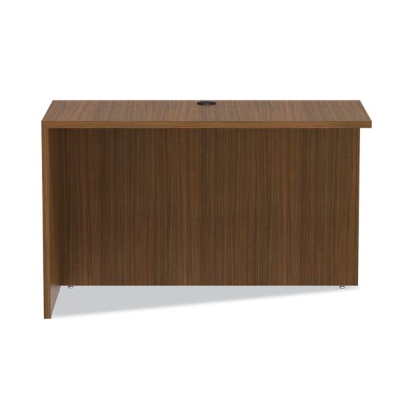 Alera Valencia Series Reversible Return/Bridge Shell, 47.25w x 23.63d x 29.5h, Modern Walnut - Image 7
