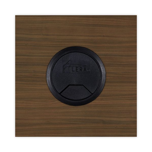 Alera Valencia Series Reversible Return/Bridge Shell, 47.25w x 23.63d x 29.5h, Modern Walnut - Image 8