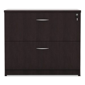Alera Valencia Series Lateral File, 2 Legal/letter-Size File Drawers, Espresso, 34" X 22.75" X 29.5"