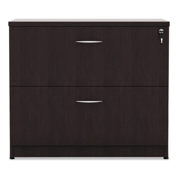 Alera Valencia Series Lateral File, 2 Legal/letter-Size File Drawers, Espresso, 34" X 22.75" X 29.5"