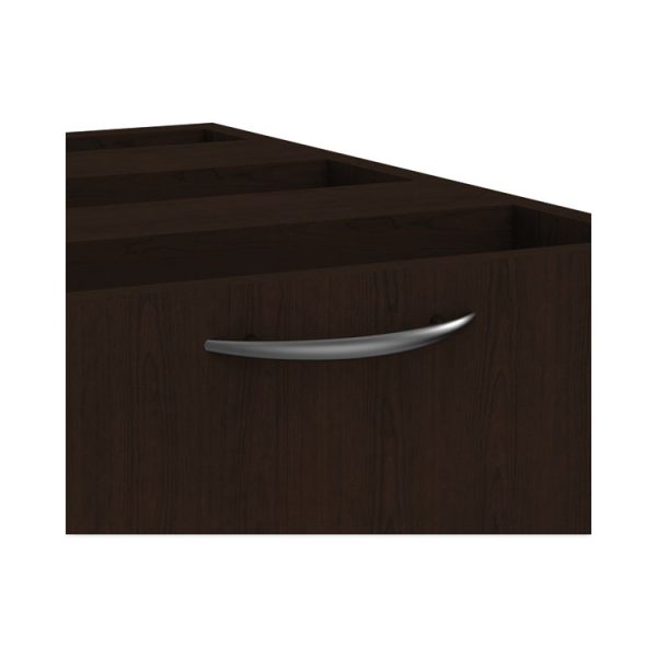 Alera Valencia Series Full Pedestal File, Left/right, 3-Drawers: Box/box/file, Legal/letter, Espresso, 15.63" X 20.5" X 28.5" - Image 5