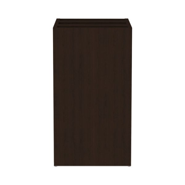Alera Valencia Series Full Pedestal File, Left/right, 3-Drawers: Box/box/file, Legal/letter, Espresso, 15.63" X 20.5" X 28.5" - Image 4