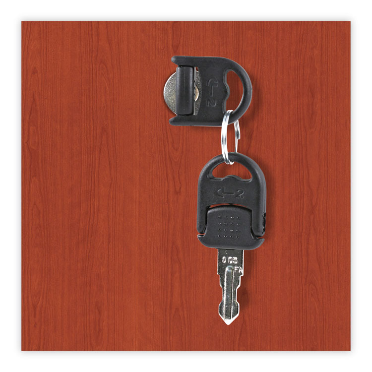 Alera Valencia Series Full Pedestal File, Left/right, 3-Drawers: Box/box/file, Legal/letter, Cherry, 15.63" X 20.5" X 28.5" - Image 6