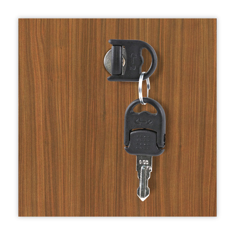 Alera Valencia Series Full Pedestal File, Left/Right, 3-Drawer: Box/Box/File, Legal/Letter, Modern Walnut,15.63 x 20.5 x 28.5 - Image 6