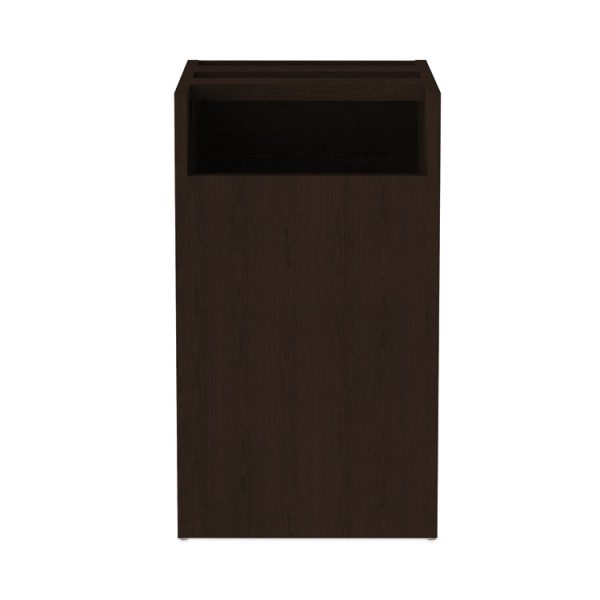 Alera Valencia Series Full Pedestal File, Left Or Right, 2 Legal/letter-Size File Drawers, Espresso, 15.63" X 20.5" X 28.5" - Image 3