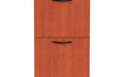 Alera Valencia Series Full Pedestal File, Left/right, 2 Legal/letter-Size File Drawers, Medium Cherry, 15.63″ X 20.5″ X 28.5″