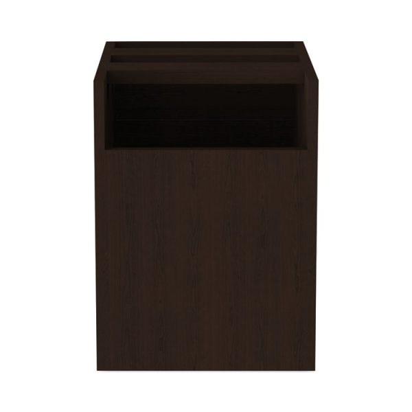 Alera Valencia Series Hanging Pedestal File, Left/right, 2-Drawers: Box/file, Legal/letter, Espresso, 15.63" X 20.5" X 19.25" - Image 4